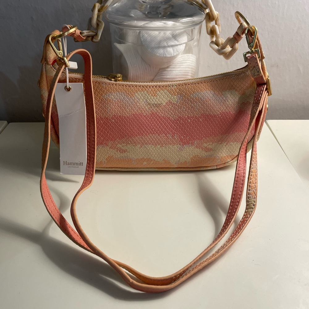 Hammitt Peach and Coral Shoulder Bag